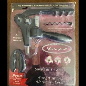Insta-pull corkscrew NWT